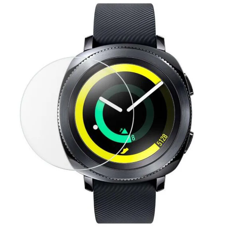 Película protectora transparente ultrafina para Samsung Gear Sport SM-R600, Protector de vidrio templado, cubierta de pantalla de reloj inteligente