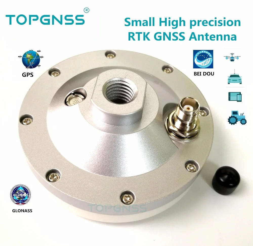 TOPGNSS AN307 unmanned high-precision Drone measurement RTK Antenna New small-sized  3.0-15V high gain GNSS GPS GLONASS BDS