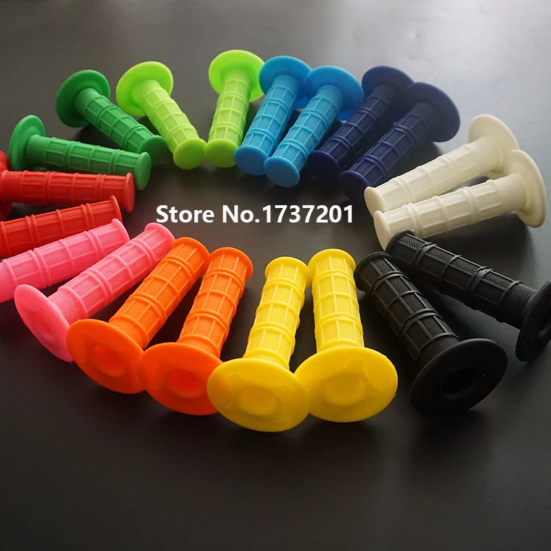 22mm/24mm Softest Handle bar Grips Rubber Gel Grips Fit Motorcycle Motocross Racing ATV Dirt Bike Off Road CRF YZF RMZ KLX