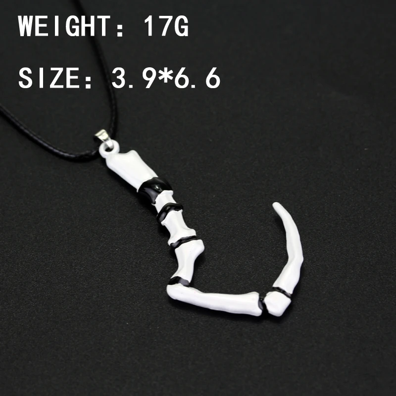 MQCHUN Fashion Game Dota 2 Pudge Dragonclaw Hook Pendant Necklace Metal Cosplay Jewelry for Women Men Gift Accessories-30