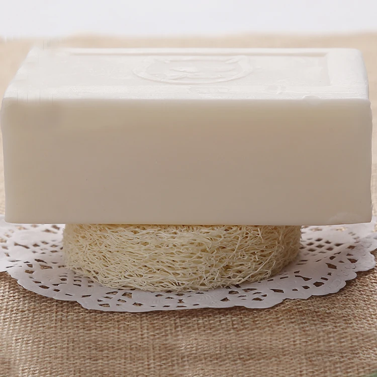 Caja de jabón hecha a mano, caja de Luffa Natural de 100 piezas, Herramientas de limpieza, esponja, soporte de jabón Facial, venta al por mayor