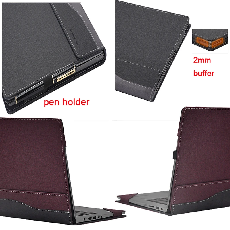 Imagem -04 - Laptop Sleeve Capa Destacável Bolsa para Notebook Pele Protetora Capa para Lenovo Yoga Slim 14q8x9 do Check Modelo e Tamanho