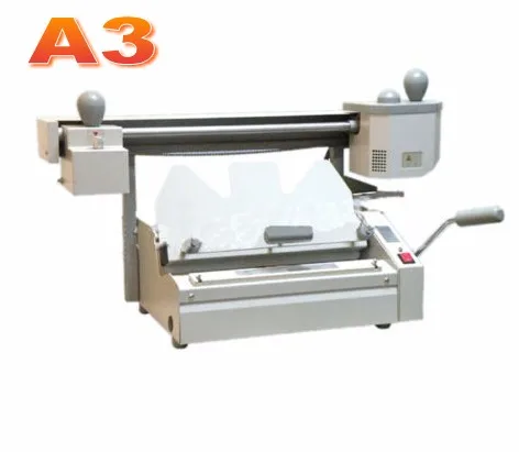 

High Quality A3 Size Perfect Book Binding Machine With Spine Roughening Unit Book Binder Office Use