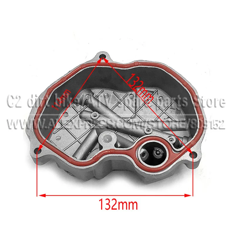 Oil Cooler Radiator and Engine Head Connection Cover For Refit Dirt Pit Bike Motorcycle High Performance Engine Parts