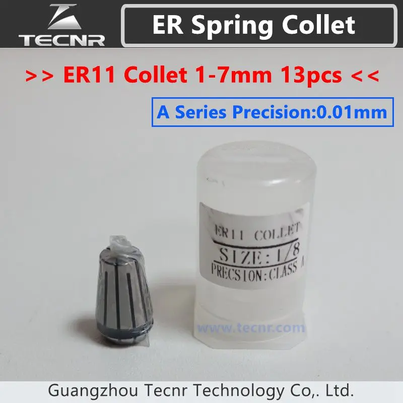 

high precision ER11 spring collet chuck set from 1mm to 7mm for CNC milling lathe tool