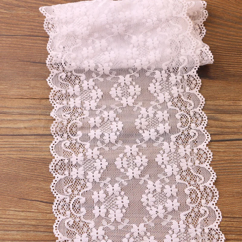 2yards white elastic lace 16cm elastic lace fabric, DIY garment accessories, decorative lace