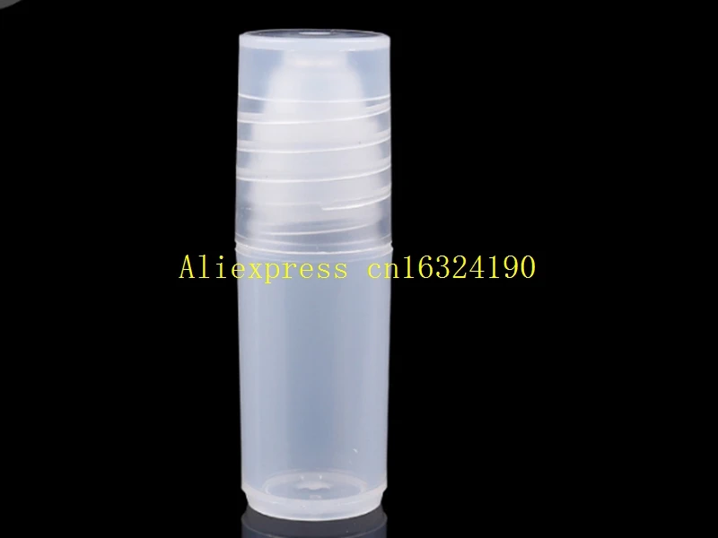 5000pcs/lot 3ML Plastic Roll On ball Bottle For Essential Oils 3CC Refillable Bottles Perfume Package sample Vial tube