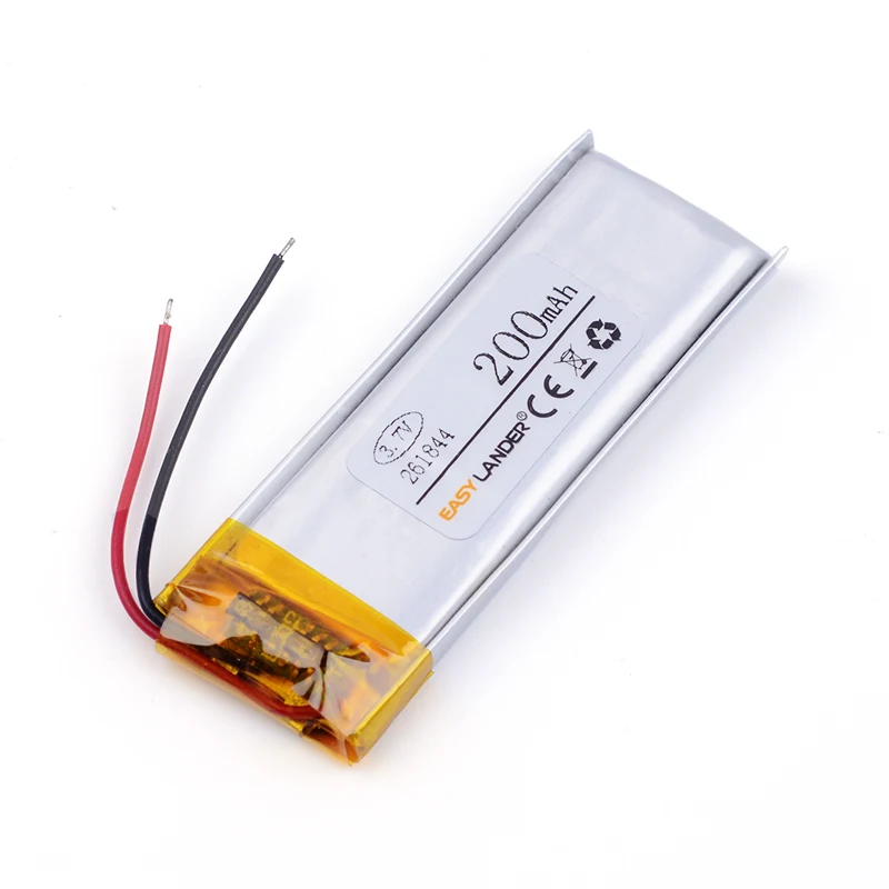 261844 3.7V 200mAh polimerowy akumulator litowo-jonowy do Bluetooth MP3 DIY prezent zabawki rysik Gogear MIX III 301845