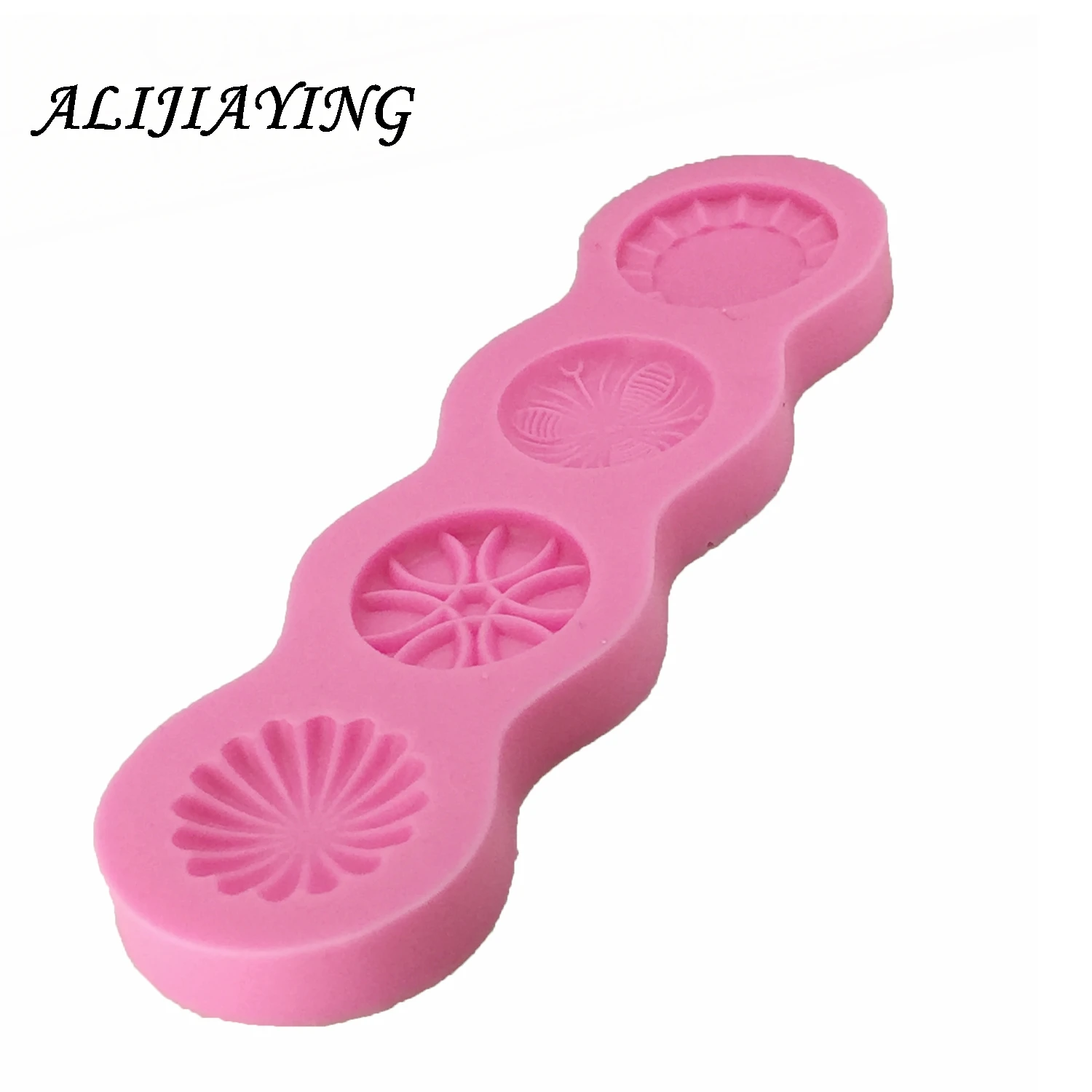 1Pcs Button Muffin Silicone Sweet Candy Jelly Ice Mould Mold Baking Pan Make DIY Cake border decoration D1240