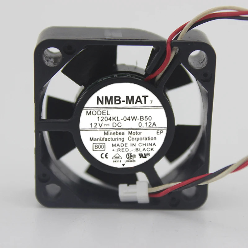 1204KL-04W-B50 B59 3CM 12V 0.12A 3010 notebook hard drive cooling fan