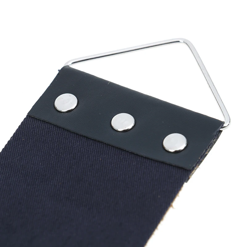 Men Shaving Leather Canvas Strap Barber Straight Razor Cutter Barber Shaving Straps Double Layer Sharpening Strop Belt