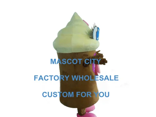 icecream mascot costume ice cream fancy dress custom cartoon character cosplay adult size carnival costume 3458