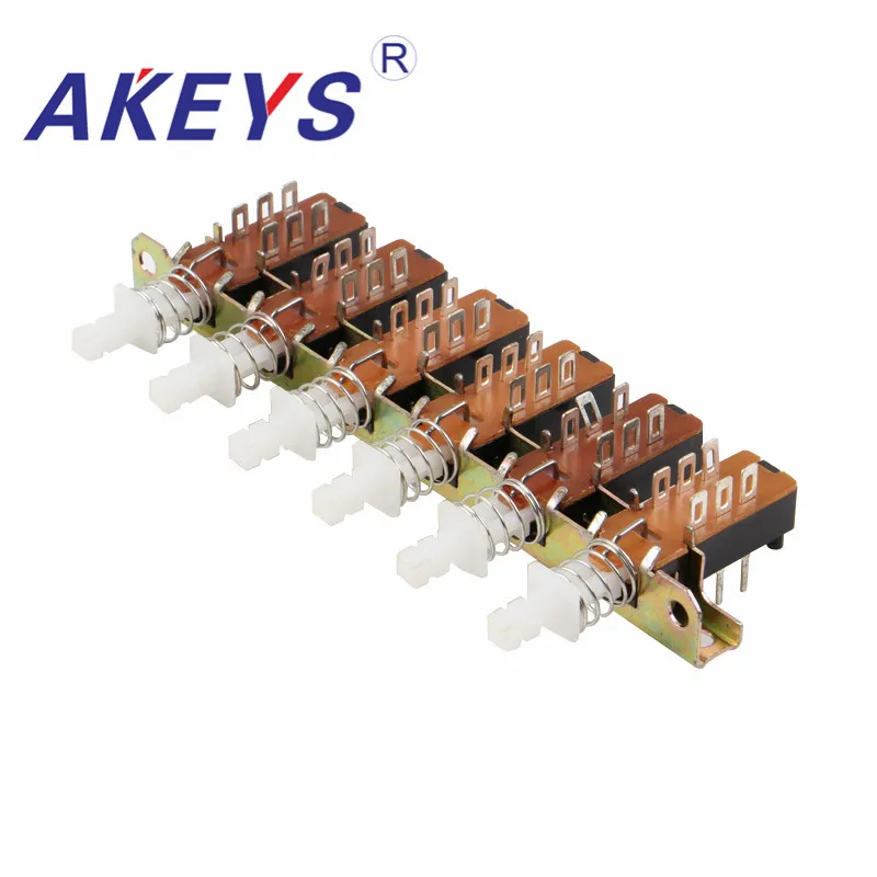 

2PCS PBS-22H18-15-6 multi key / key switch, 6-pin, with lock belt bracket and hole kan5h