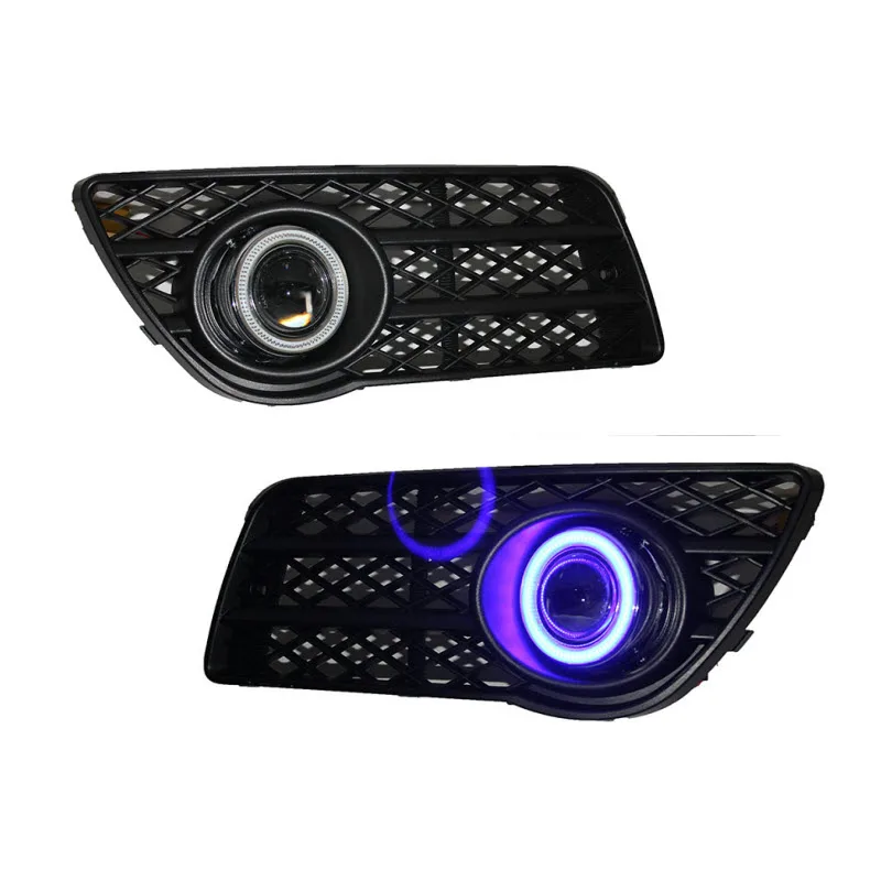 For Great Wall Wingle Car-Styling White Angel Eyes DRL Yellow Signal Light H11 55W Fog Lights with Projector Lens