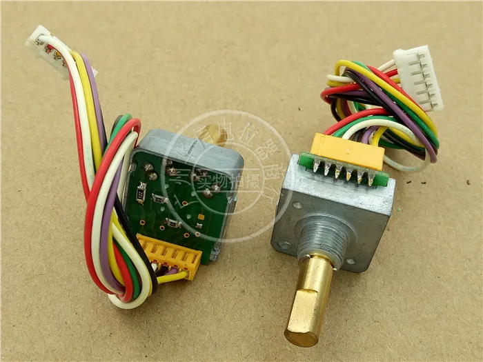 Original new 100% import photoelectric encoder 6 wiring pin belt switch with step 25 points