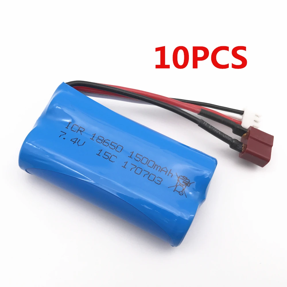 

7.4 V 1500 mAh model aircraft Helicopter high-discharge 15c 18650 2S 12428 RC Car 7.4V lithium batteries