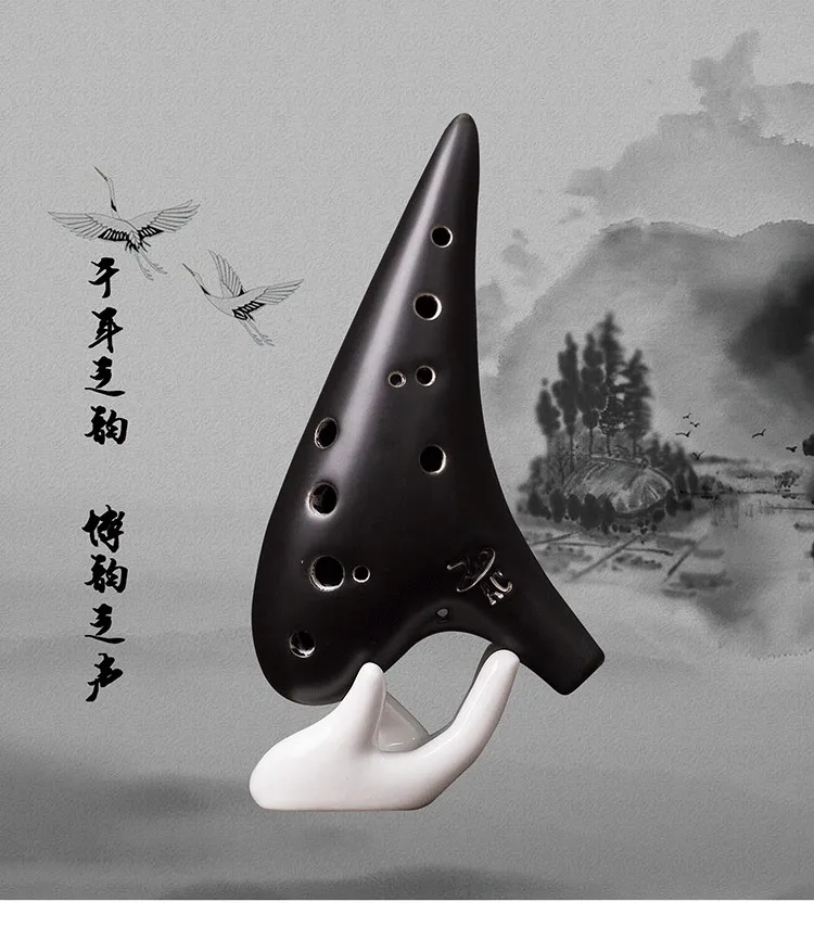 Professional 12 Holes AC Ocarina Flute Musical Instruments