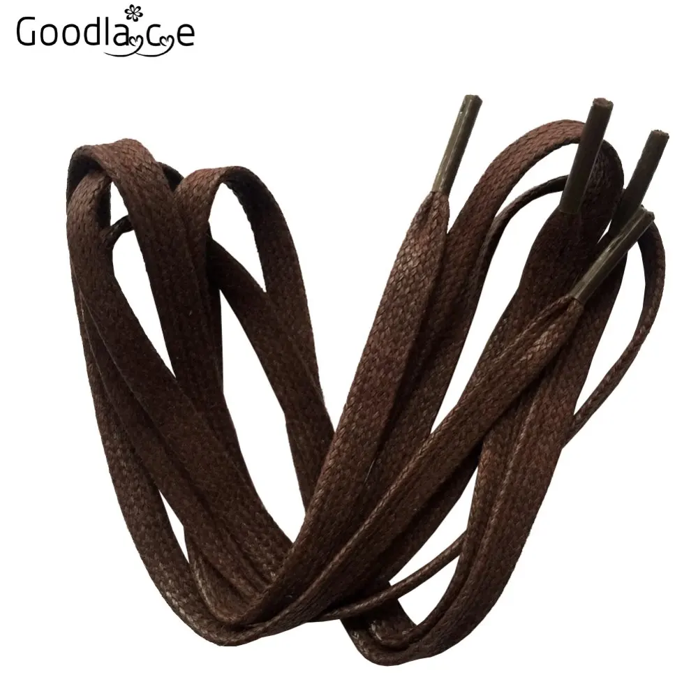 7mm 폭의 플랫 왁스 신발끈 면 신발끈 남녀공용 캔버스 드레스 슈즈 100cm / 39인치