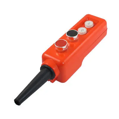 

Red Black Cap Up-down Momentary Push Button Switch 660V 10A for Crane