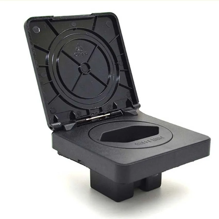 Black 20A Multifunction 2P+E Brazil 60*60mm Outdoor Industry Waterproof Cover AC Power Panel Outlet Wired Receptacle Socket