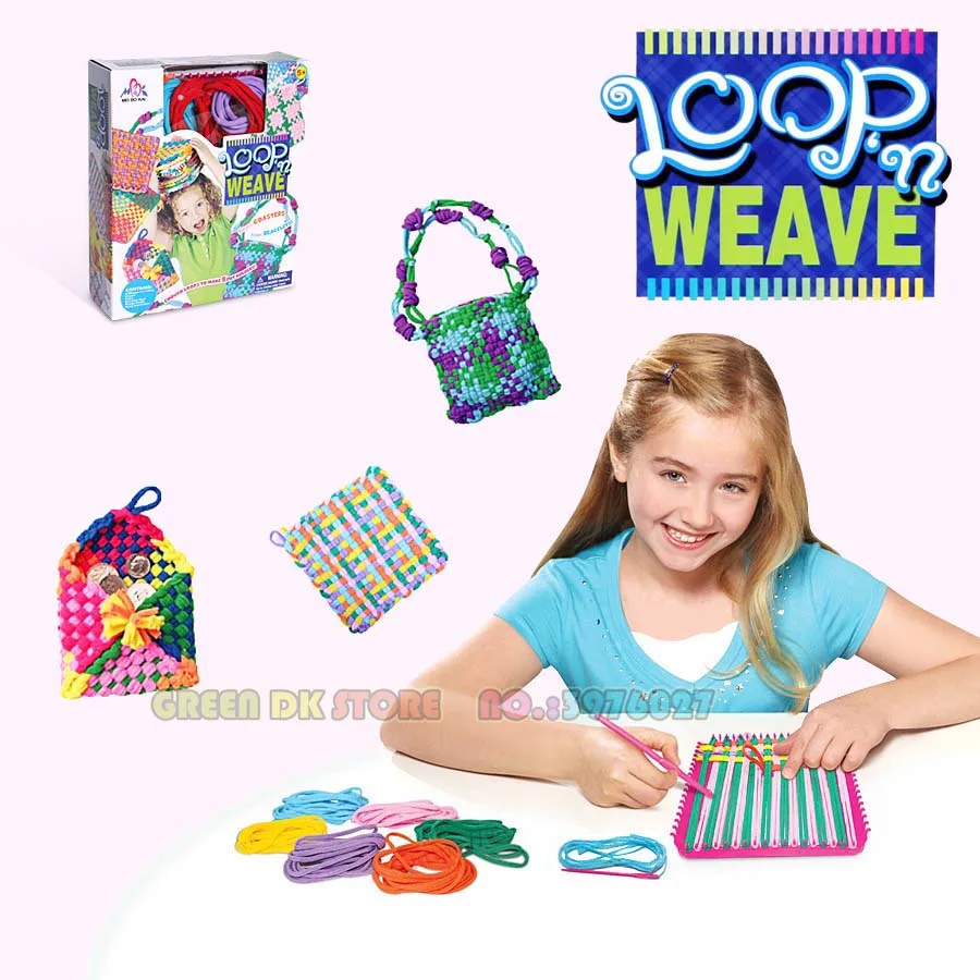 Diy Craft Kit Breien Kit Weaving Loom Loops Weefgetouw Speelgoed Voor Meisjes Creatieve Geschenken Kralen Speelgoed Diy Speelgoed