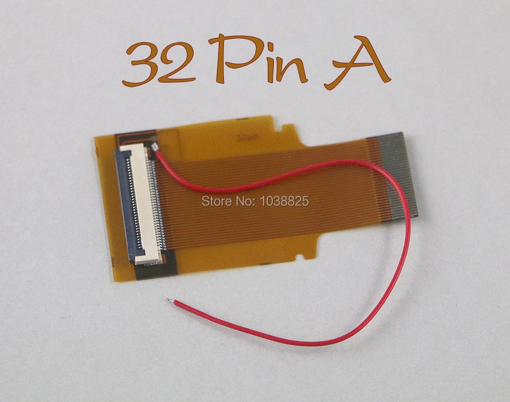 

10pcsFor GBA SP 32pins 40pins DIY Backlit LCD Ribbon Cable with cable 40pin B 32pin A Highlighted Ribbon cable ChengChengDianWan