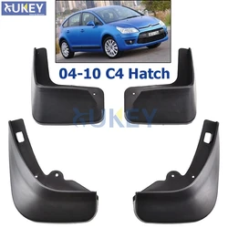 Set Car Mud Flaps For Citroen C4 1 2004-2010 Hatchback Mudflaps Splash Guards Mud Flap Mudguards Fender Front Rear 2005 2006