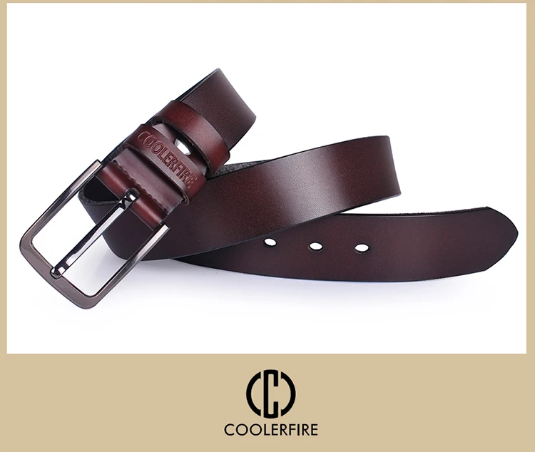 High Quality Genuine Leather Belt Luxury Designer Belts Men Belts For Men Cowskin Fashion Vintage Pin Buckle For Jeans