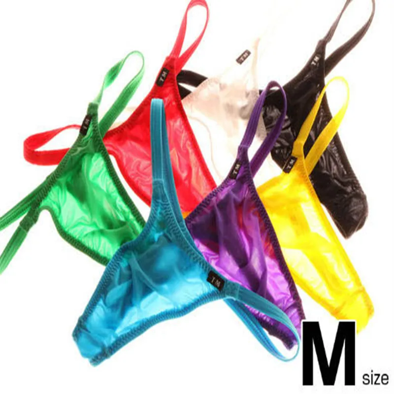 2016 Fashion Nylon Men G-Strings Thongs Popular Brand Sexy Men Underwear Thongs  Male Boys Gay 7 Color Underpants Jockstrap Gay