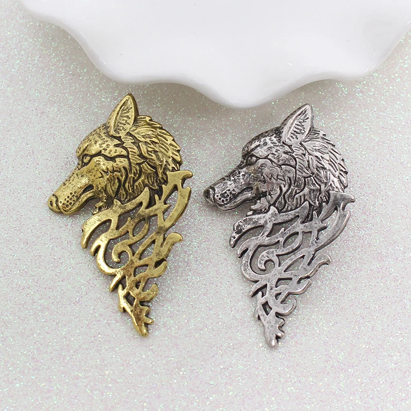 Vintage Wolf Head Brooch Jewelry Upscale Unisex Wolfhead Brooches For Women Men Animal Suit Collar Pin Buckle Collection Broche