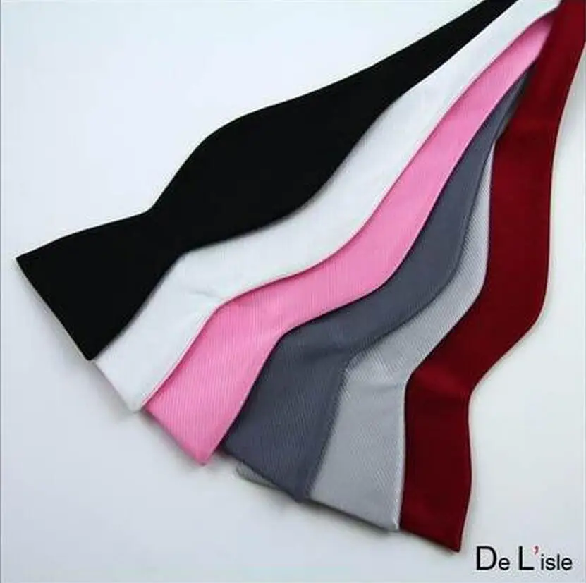 High Quality Woven Jacquard Bowtie Fashion Classical Self Tie Men Women Cravat