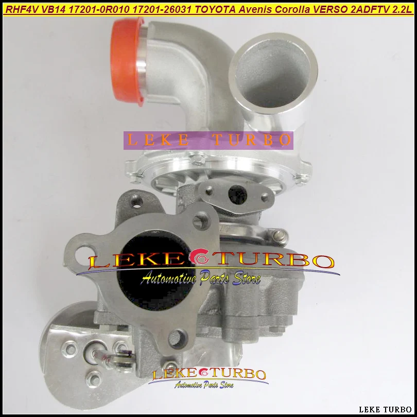 Free Ship RHF4V VB14 17201-0R010 17201-26031 VCA10127 VFA10127 Turbo Turbocharger For TOYOTA Avenis Corolla VERSO 2AD-FTV 2.2L