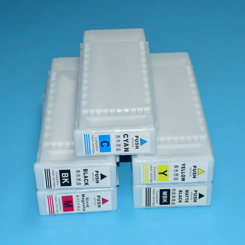 

5Color 700ml T6941-T6945 Full Pigment Compatible Ink Cartridge for Epson SureColor T3200 T5200 T7200 T3070 T5070 T7070 Printer