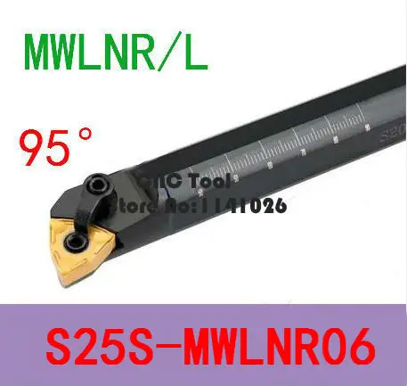 S25S-MWLNR06/ S25S-MWLNL06 25MM Internal Turning Tool Factory outlets, the lather,boring bar,Cnc Tools, Lathe Machine Tools