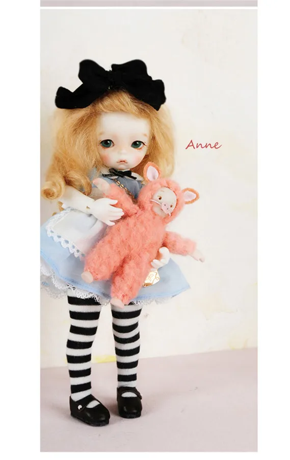 BJD 1/8  Doll- 1.7 Fashion Baby Girl -Doll Toy   (free send a pair of eyes)