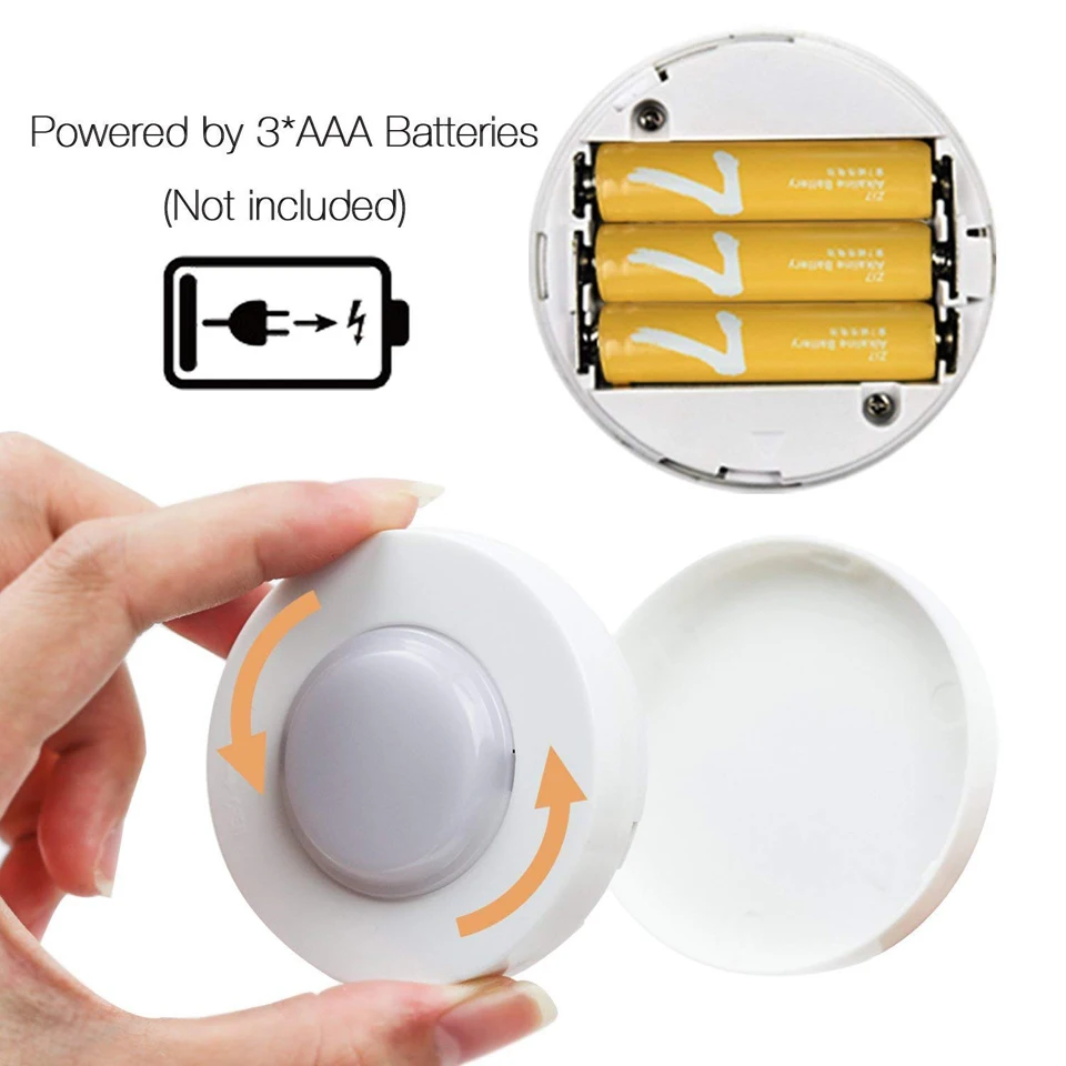 Dimming Touch Sensor LED Under Cabinet Light For Kitchen Hallway Night Lamp With Wireless Controller Wardrobe Led Puck Lights