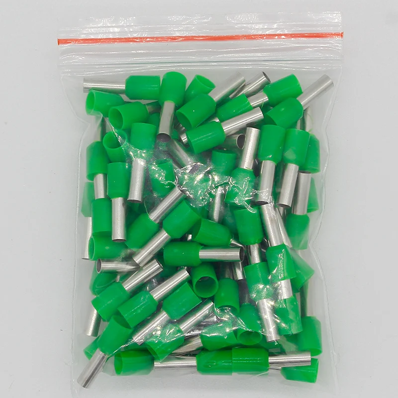 E4009 Tube insulating terminals 4MM2 100PCS/Pack Cable Wire Connector Insulated Insulating Crimp Terminal Connector E-