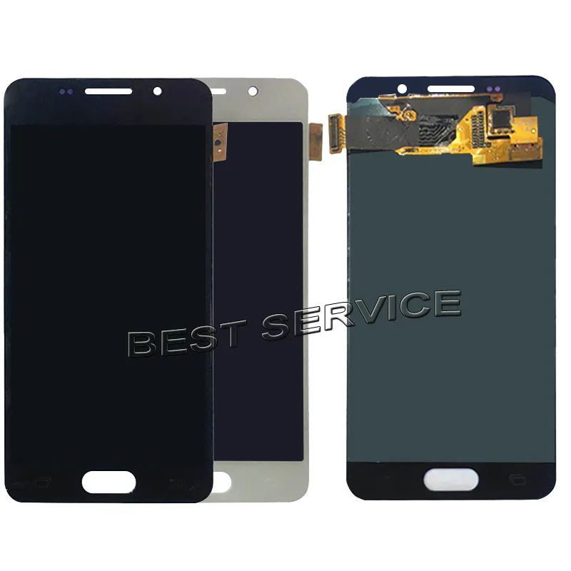 

Amoled For samsung for galaxy A3 2016 A310 A310F SM-A310F A3100 LCD Display with Touch Screen Digitizer Assembly