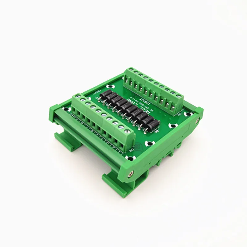 DIN rail  mountable Diode Protection Terminal Block SR5100 5A/100V Diode Terminal Block.