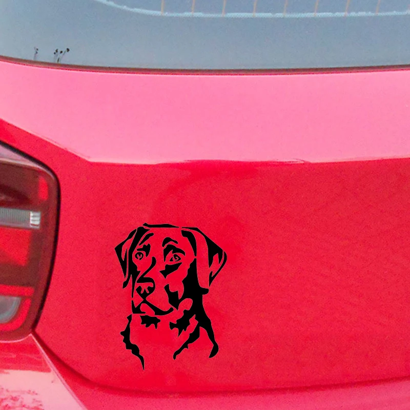 Labrador Retriever  Car Sticker Head Decal Window Bumper Sticker Car Dog Love Pet Lab Lover exterior accessories