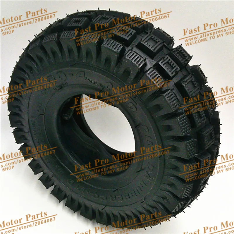 Tyre 3.00 - 4 Mini ATV Quad tyre electric scooter tyre tape inner tube and tires