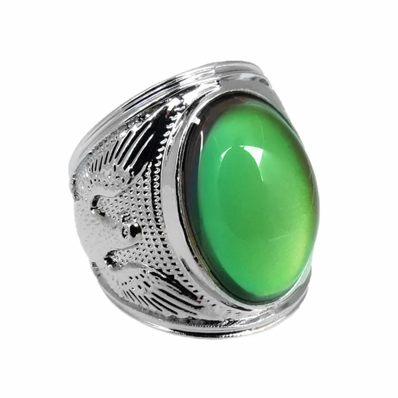 Vintage Bohemen Retro Kleur Veranderen Stemming Ring Emotie Gevoel Verwisselbare Ring Temperatuurregeling Ringen Voor Vrouwen Mannen