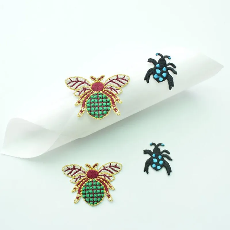 Parche para ropa, accesorio de costura bordado, de hierro, bonito Animal, insignia para ropa, DIY