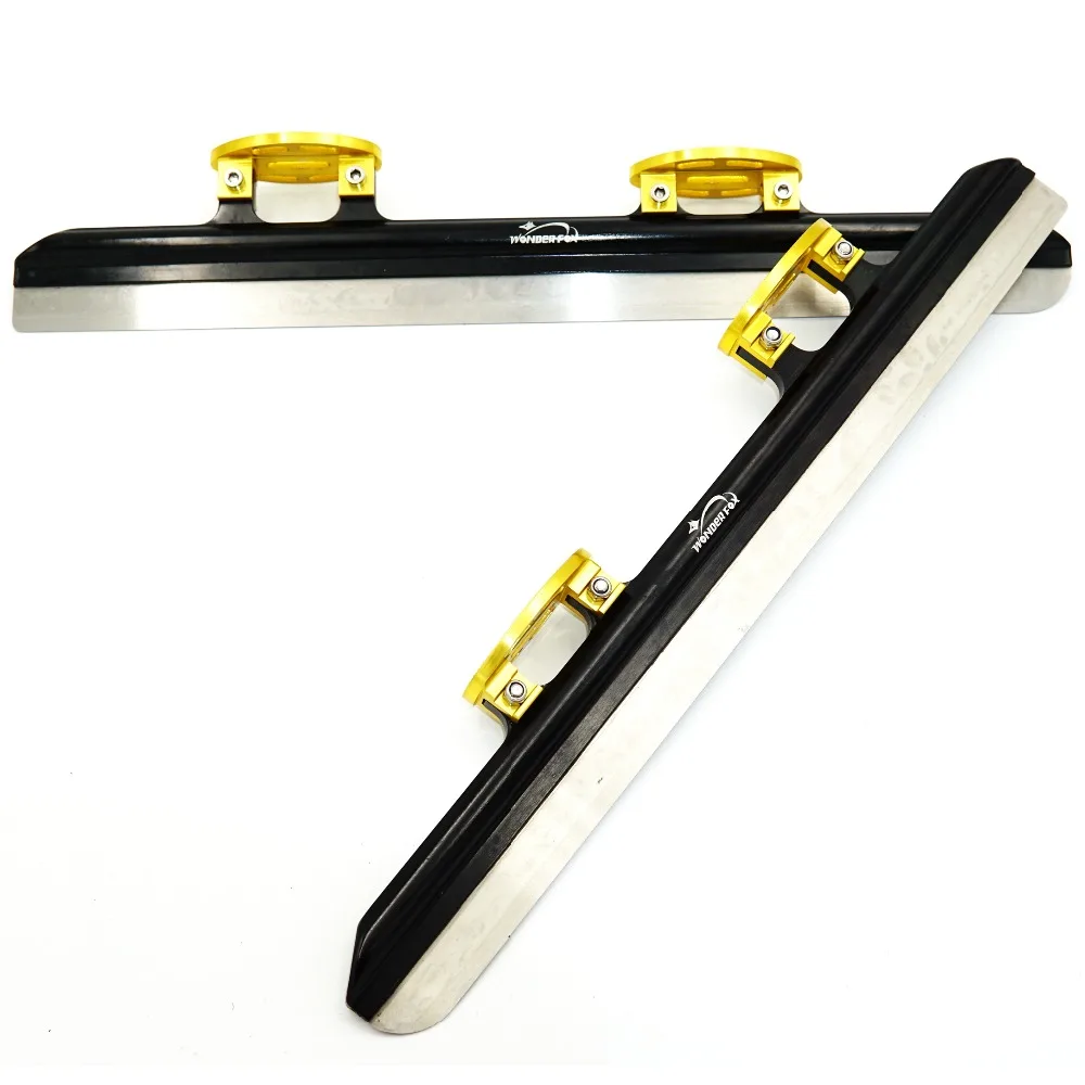 Professional 7005 series aluminum tube Clap long track ice Skating blade 64HRC  Ice Skate Shoes Knife  1.1mm thickness frame