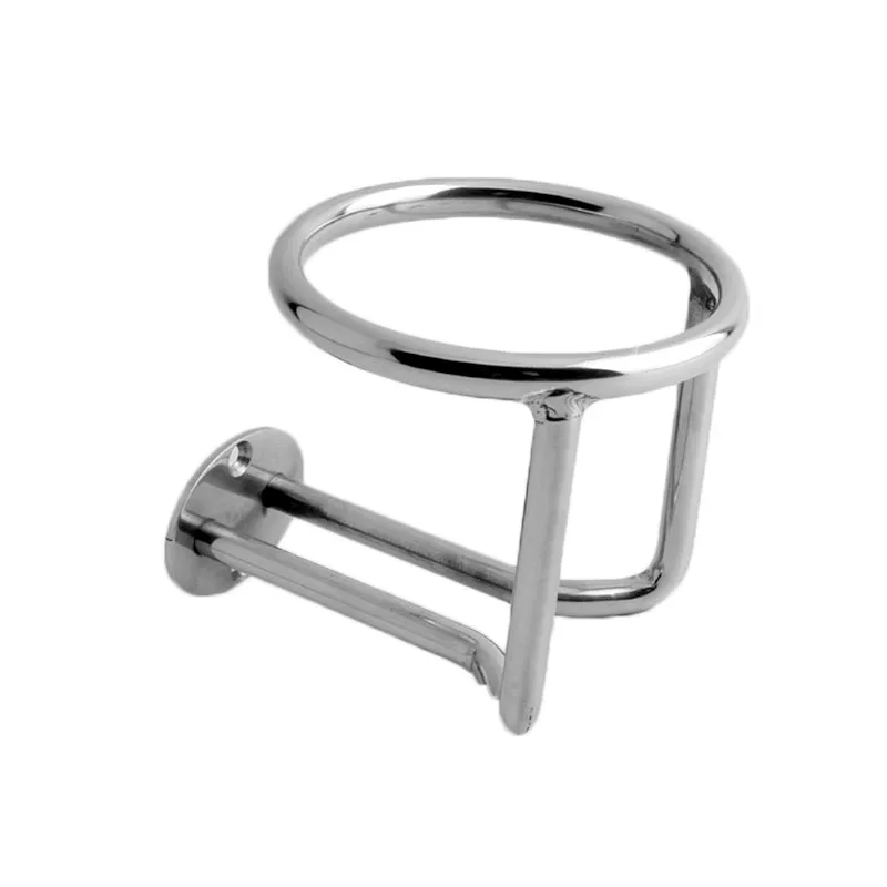 JX-LCLYL 2pcs Stainless Steel Boat Ring Cup Drink Holder For Marine Yacht Truck RV