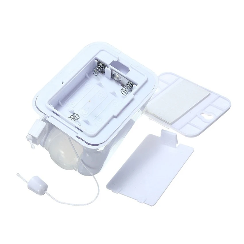 Portable Wire LED Bulb Cabinet Lamp Night Light Battery Operated Self Adhesive Wall Mounted Bedroom Bathroom Night Light