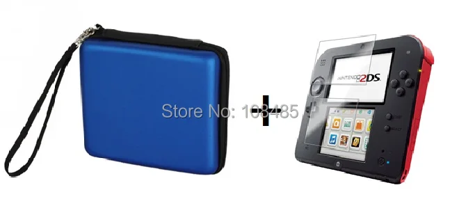 HOTHINK  hard bag EVA Pouch+screen protector for Nintendo 2DS protective case