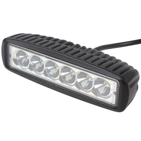 6 Inch 18W LED Work Light for Indicators Motorcycle Driving Offroad Boat Car Tractor Truck 4x4 SUV ATV 12V