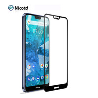 Nicotd For Nokia 3.2 4.2 6 8 Tempered Glass Screen Protector Full Coverage Glass Protective Film For Nokia 9 3.1 7.1 Plus 3 5