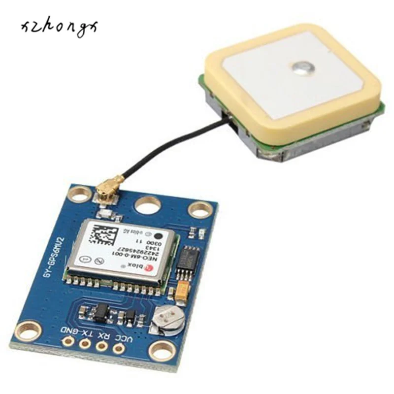 

GY-NEO6MV2 NEO-6M GPS Module NEO6MV2 With Flight Control EEPROM MWC APM2.5 Large Antenna